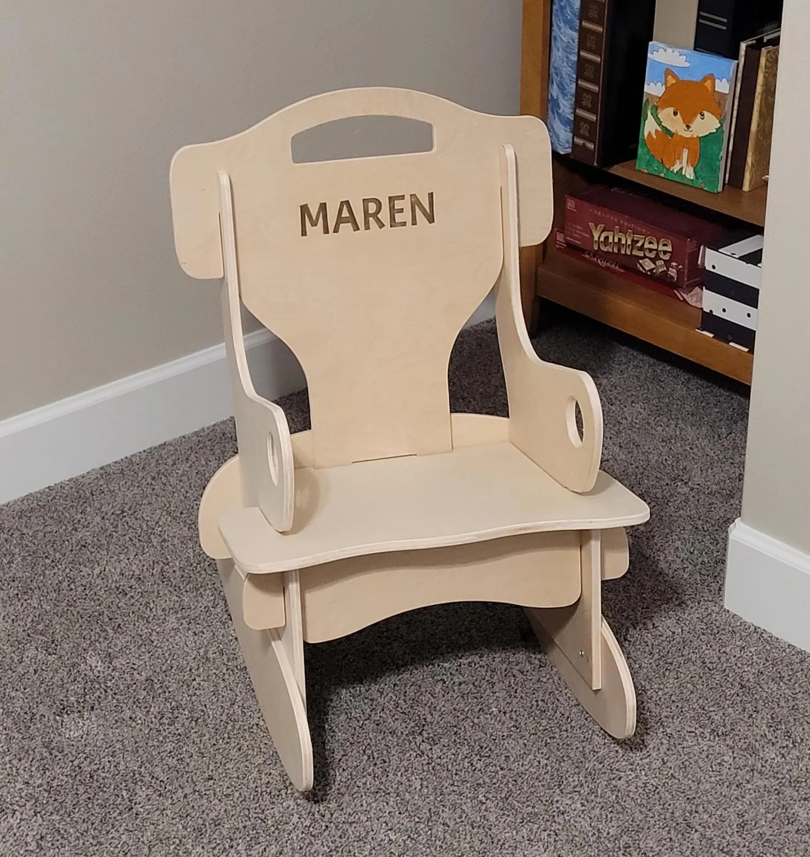 Custom rocking chair